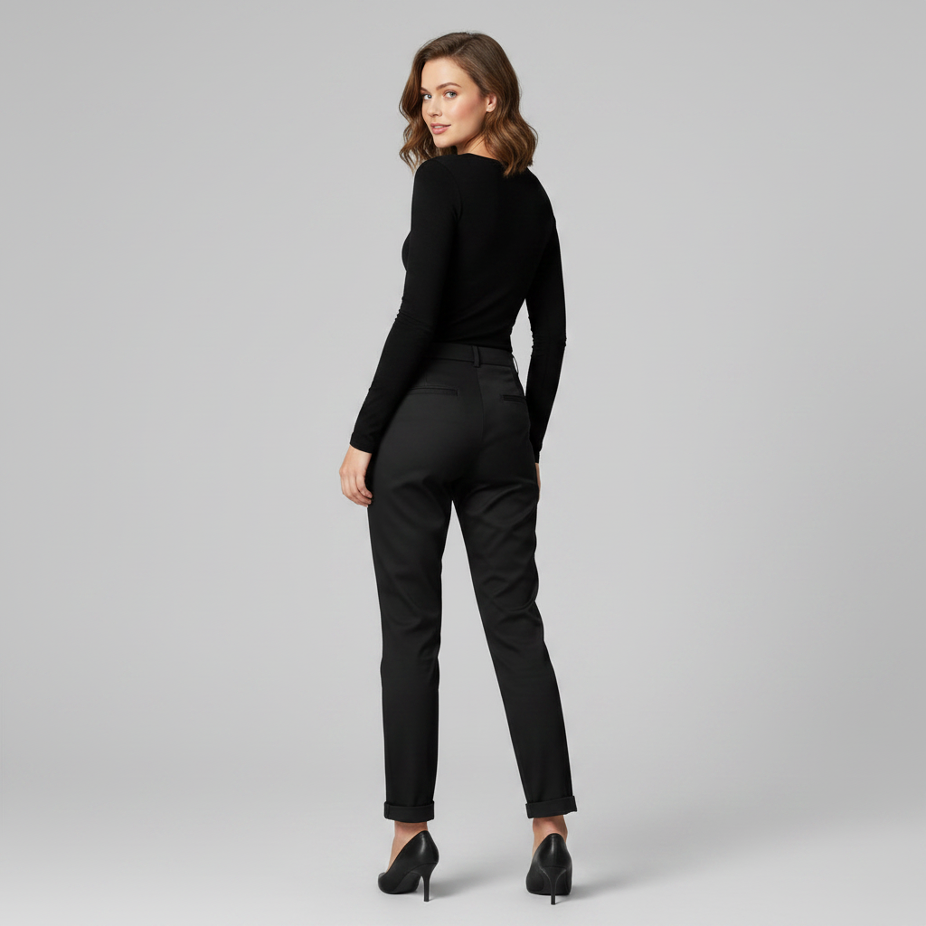 Hochtaillierte Damen Anzughose | Elegante Bürohose