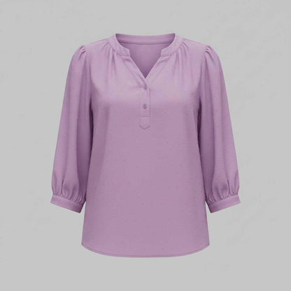 Patchwork Bluse für Damen | Modische Freizeitbluse