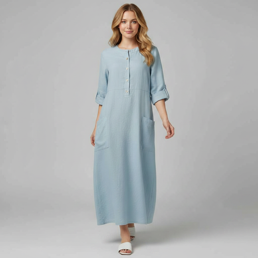 Tina | Stilvolles Sommerkleid Damen aus Atmungsaktivem Material