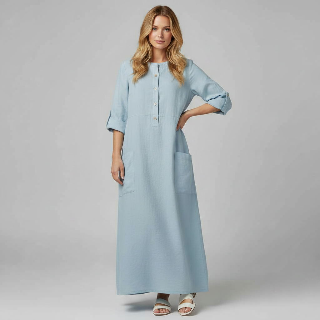Tina | Stilvolles Sommerkleid Damen aus Atmungsaktivem Material