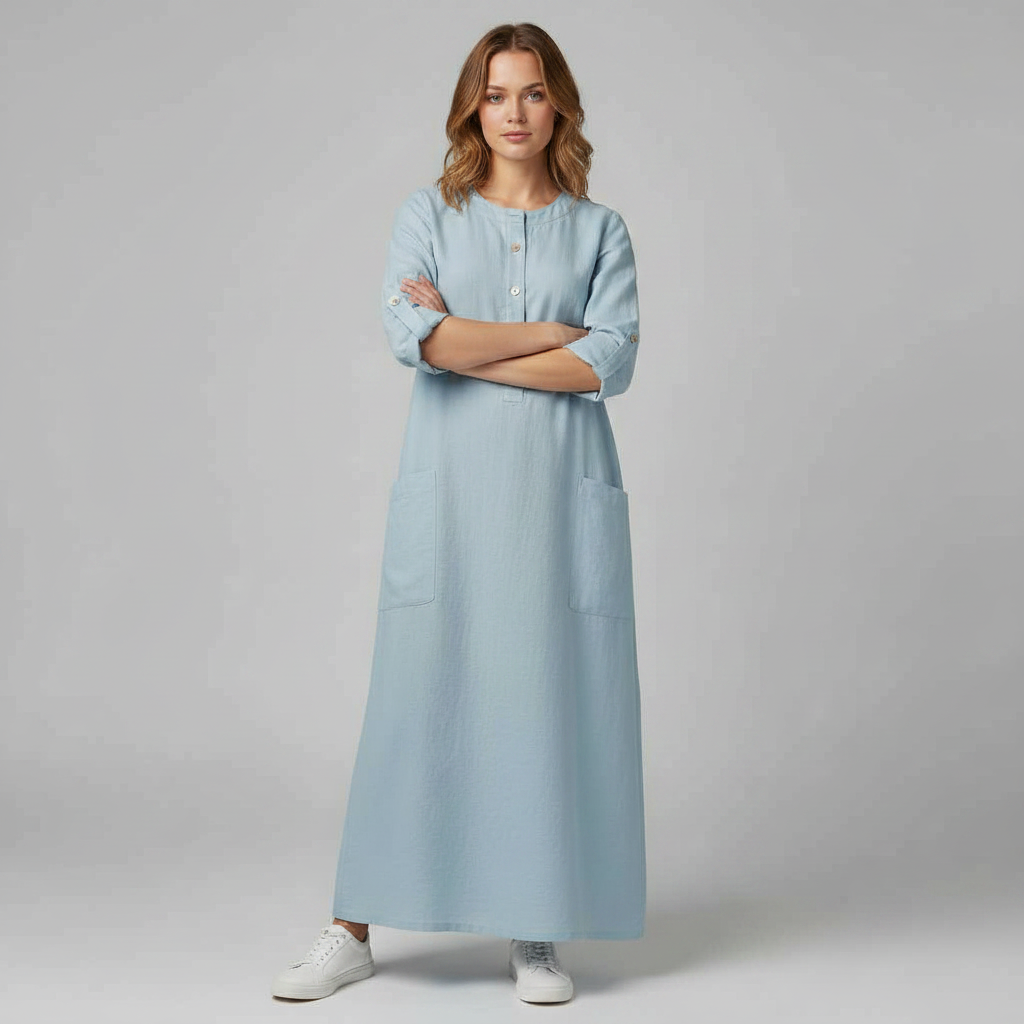 Tina | Stilvolles Sommerkleid Damen aus Atmungsaktivem Material