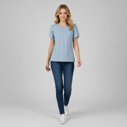 Vanessa | Damen Bluse aus atmungsaktiver Baumwolle