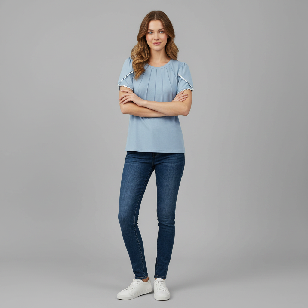 Vanessa | Damen Bluse aus atmungsaktiver Baumwolle